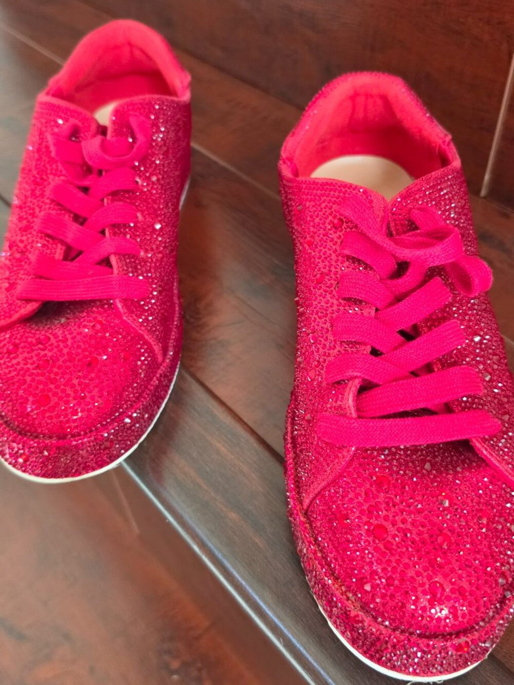 INC Red Bling Sneakers